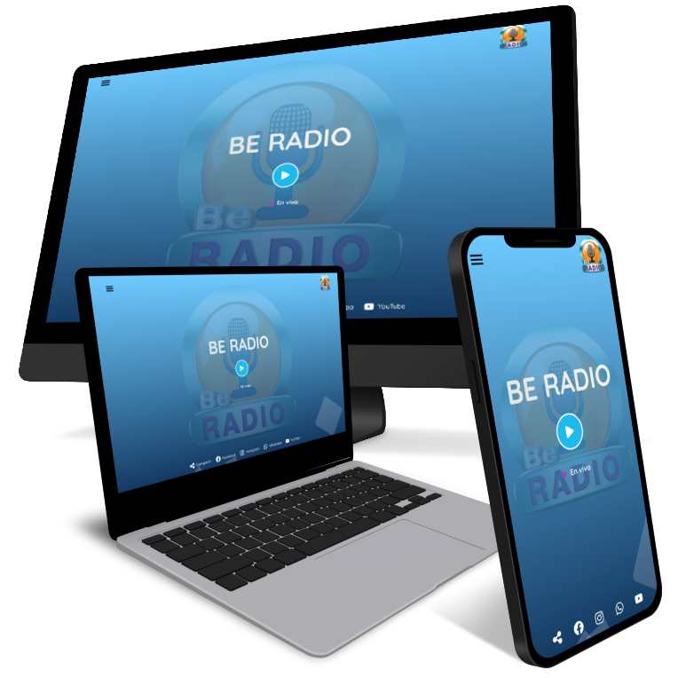 Sitio web de Be Radio