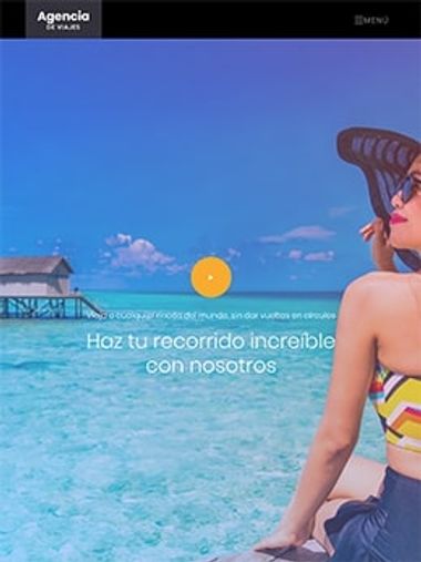 Plantilla web Agencia de Viajes