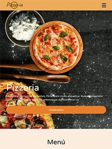 Plantilla web Pizzeria